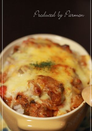メキシコ料理店の再現！トマトグラタン-レシピのメイン写真