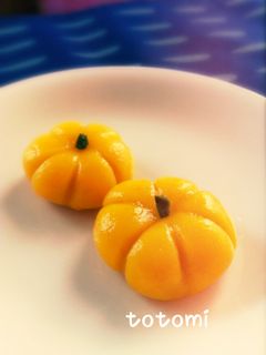 かぼちゃ白玉♡~和風ハロィン~-レシピのメイン写真