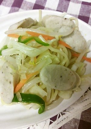 シーセージ入り塩焼きそば-レシピのメイン写真
