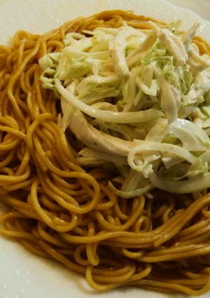 超簡単★サラダ焼麺★麺の力 中華そば-レシピのメイン写真