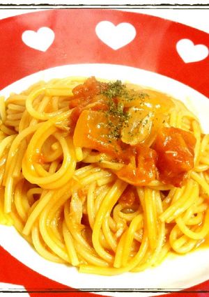 簡単節約♪ツナトマトクリームパスタ♥-レシピのメイン写真