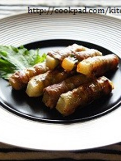 さっぱり照り焼き☆大根と大葉の豚肉巻-レシピのメイン写真