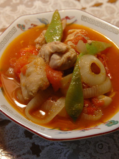 鶏肉とトマトと玉ねぎの重ね煮-レシピのメイン写真