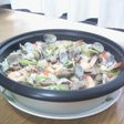 ホットプレートでパエリア♪