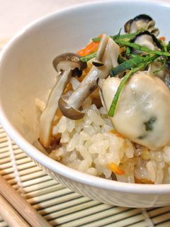 牡蠣の炊き込みご飯…-レシピのメイン写真