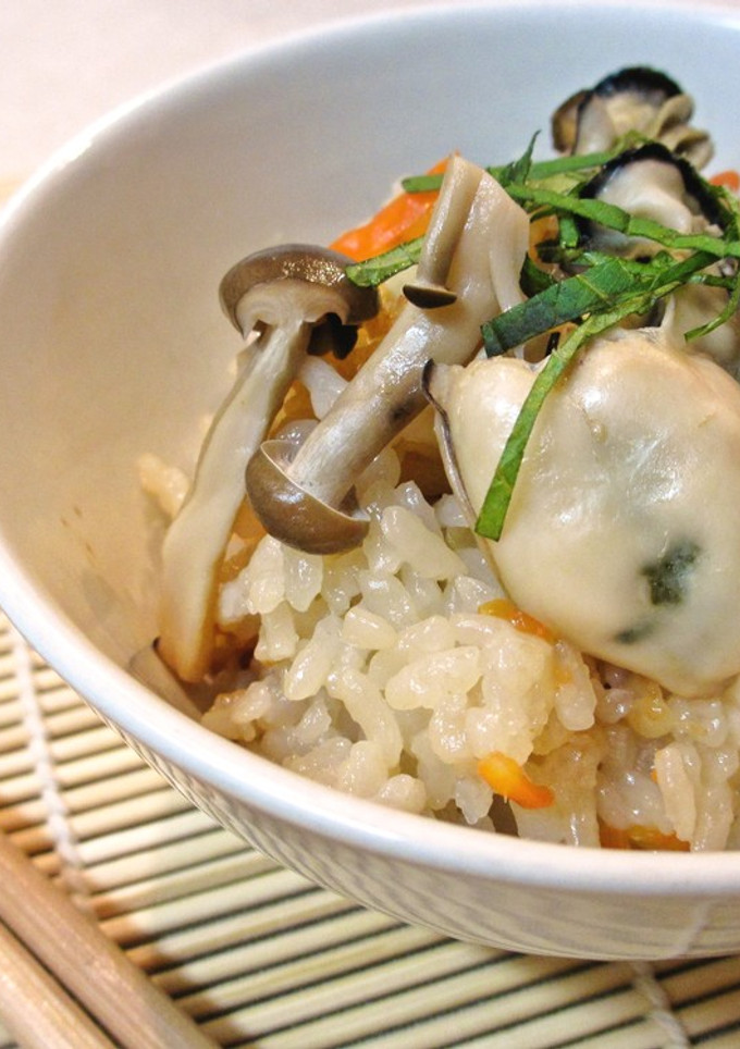 牡蠣の炊き込みご飯…-レシピのメイン写真