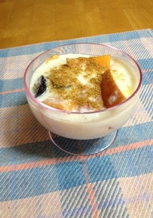 いり糠フルーツヨーグルト-レシピのメイン写真