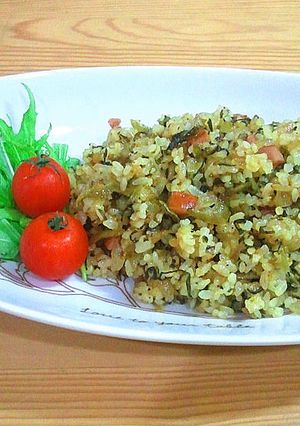 ＊簡単＊コク深♪高菜のオイマヨ炒飯-レシピのメイン写真