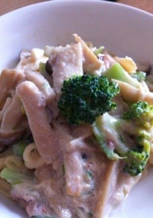 ヘルシー♡明太クリームパスタ☆-レシピのメイン写真