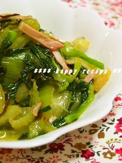 青梗菜のとろとろ旨み炒め-レシピのメイン写真