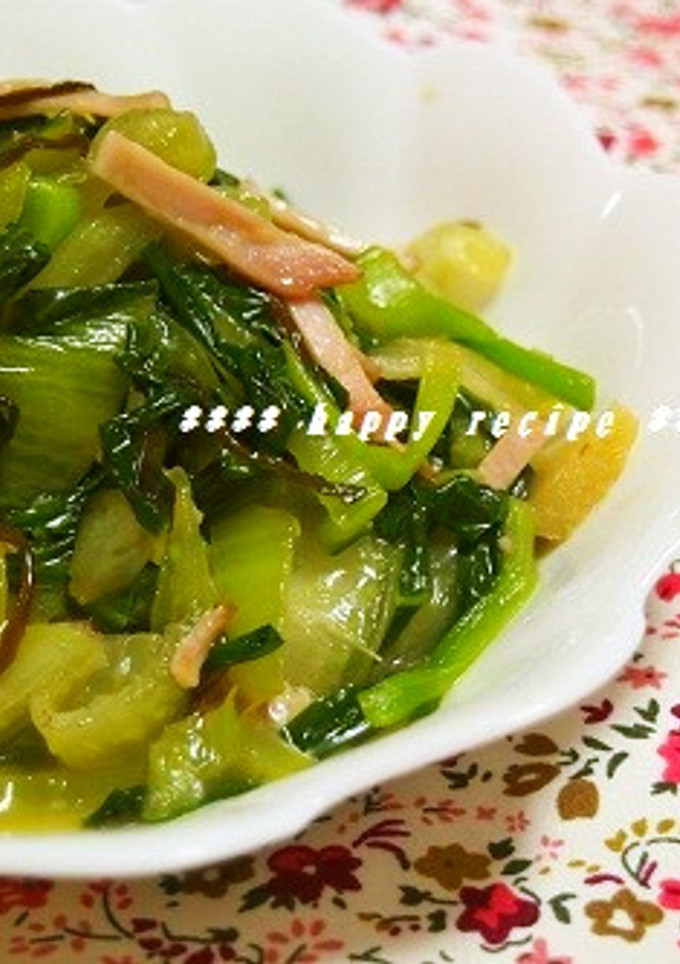 青梗菜のとろとろ旨み炒め-レシピのメイン写真