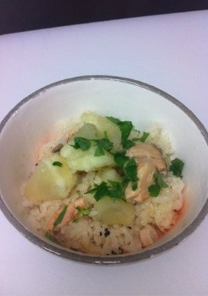 じゃがバターの釜飯-レシピのメイン写真