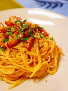 全卵とチーズでカルボナーラ-レシピのメイン写真