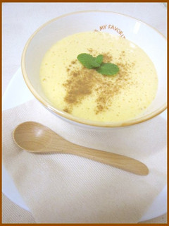 カフェ風 柿のミルクスープ-レシピのメイン写真