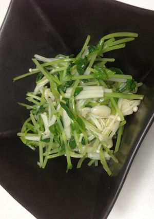簡単!美味!うちの豆苗えのき☆-レシピのメイン写真