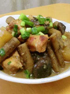 鶏胸と根菜の柔らか味噌煮こみ☆-レシピのメイン写真
