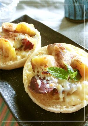 さつま芋＊アーモンドチーズトースト-レシピのメイン写真