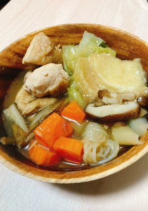 八戸の郷土料理　せんべい汁-レシピのメイン写真