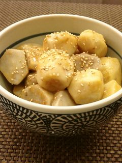 レンジだけ!里芋の味噌和え-レシピのメイン写真