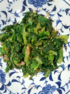 菊菜とほうれん草のゴマ和え-レシピのメイン写真