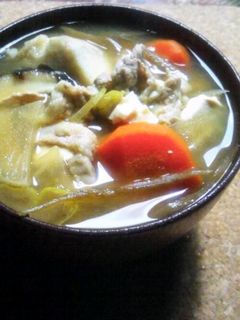 野菜ごろごろ♪うちの豚汁-レシピのメイン写真