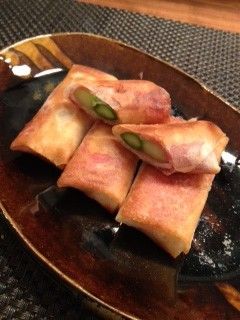 簡単でおいしい★アスパラと生ハムの春巻-レシピのメイン写真
