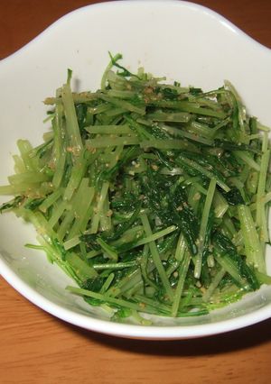 水菜のごま和え-レシピのメイン写真
