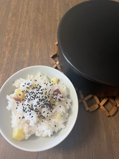 トースターでさつまいもごはん-レシピのメイン写真
