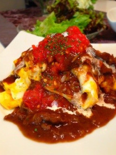 ふわとろオムハヤシ♪手抜きver.-レシピのメイン写真