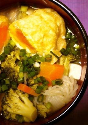 卵の巾着入り豚汁（野菜たっぷり）-レシピのメイン写真