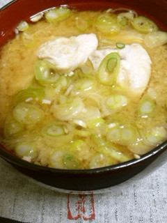 簡単☆鮭の白子のお味噌汁-レシピのメイン写真