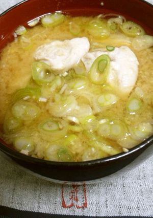 簡単☆鮭の白子のお味噌汁-レシピのメイン写真