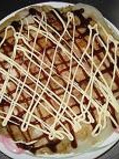 残りラーメンと餅のお好み焼き-レシピのメイン写真