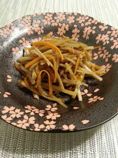 コクうま♪きんぴらごぼう-レシピのメイン写真