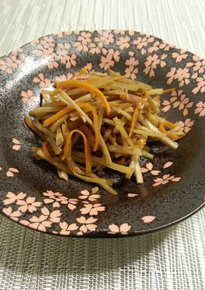 コクうま♪きんぴらごぼう-レシピのメイン写真