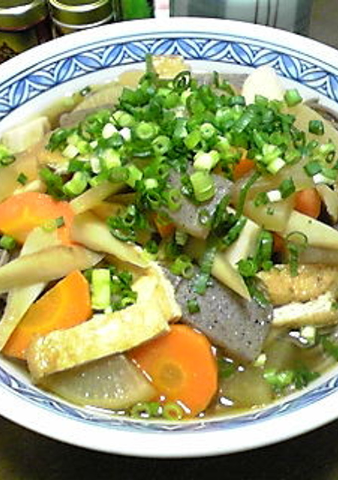 我が家の定番☆麺に良く合うけんちん汁-レシピのメイン写真