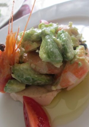 海老とアボカドとお豆腐のオードブル-レシピのメイン写真