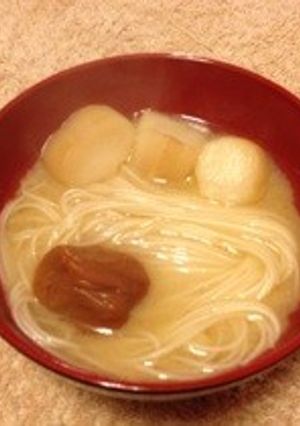 二日酔さんへ❤梅にゅうめん-レシピのメイン写真