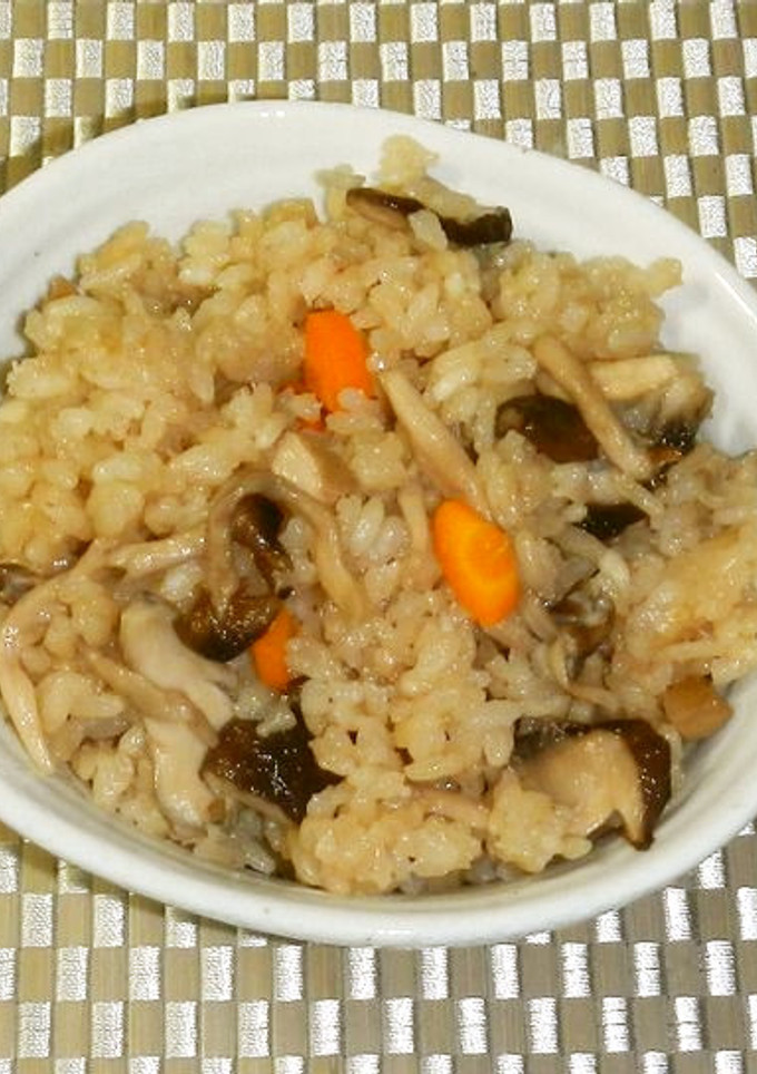 きのこの炊き込みご飯-レシピのメイン写真