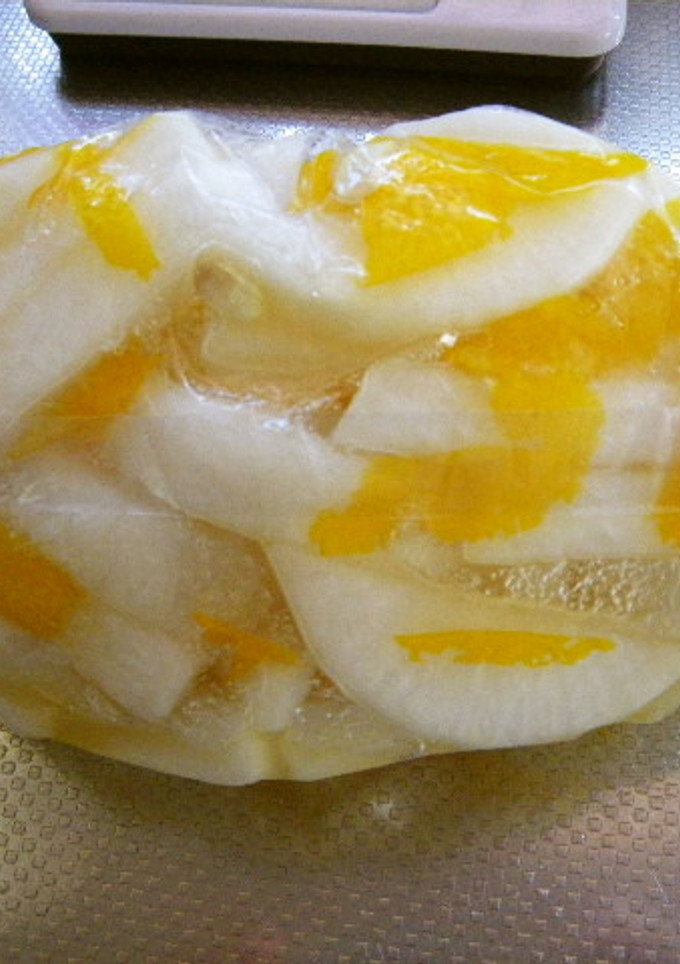 簡単！大根とゆずの漬物-レシピのメイン写真