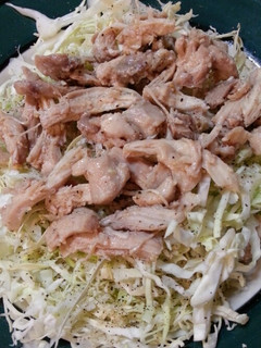ヘルシー鶏肉おつまみ塩麹和え-レシピのメイン写真