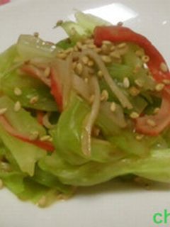 簡単*キャベツとかにかまの和え物-レシピのメイン写真