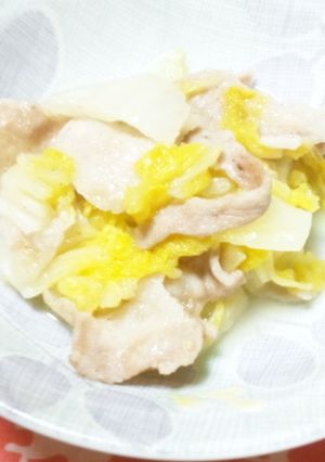 【お弁当】白菜と豚バラ肉の簡単レンジ蒸し-レシピのメイン写真