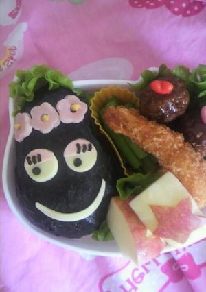 キャラ弁★簡単！バーバーママ♪-レシピのメイン写真