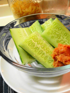 簡単*胡瓜の味噌添え*-レシピのメイン写真