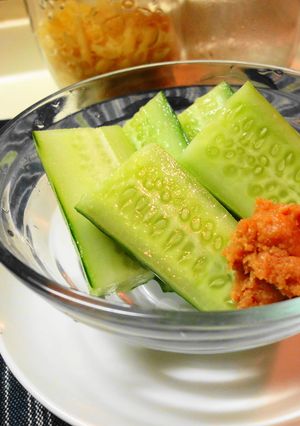 簡単＊胡瓜の味噌添え＊-レシピのメイン写真