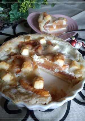 柿とクリームチーズのパイ♬-レシピのメイン写真