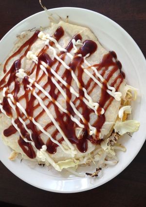 節約!!簡単!!ヘルシーな広島焼き風-レシピのメイン写真