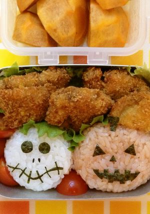 年長さんのお弁当（ハロウィン）-レシピのメイン写真