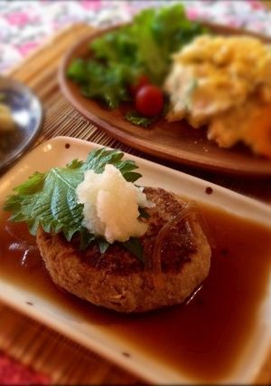 ✾パン耳でかさ増し✾大人気和風ハンバーグ-レシピのメイン写真